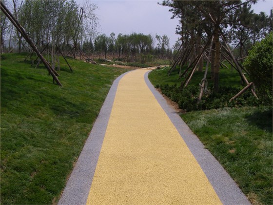 园林透水混凝土路面-拜石厂家 园林透水混凝土路面-拜石厂家