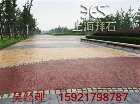 彩色混凝土-压花路面