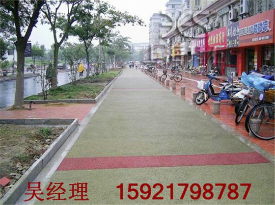 人行道-渗水路面 人行道-渗水路面
