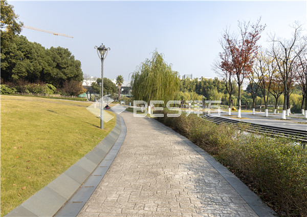 压花透水地坪厂家