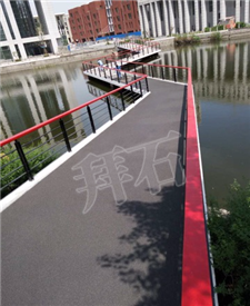 上海安亭彩色透水混凝土项目