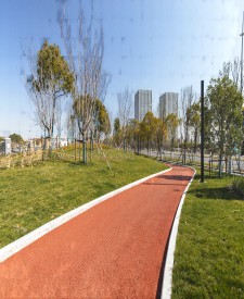 上海临港海事大学彩色沥青混凝土项目